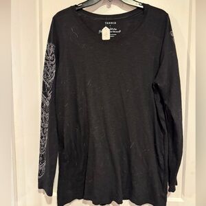 Torrid Print Sleeve Top